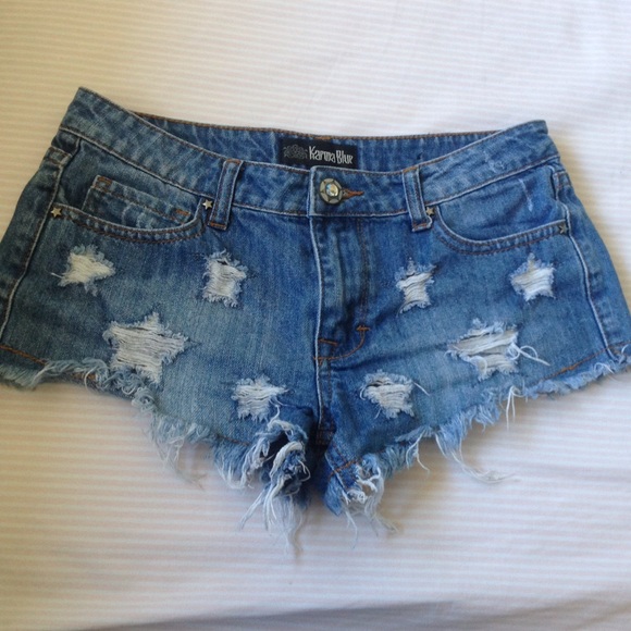 Denim distressed Shorts - Picture 2 of 5