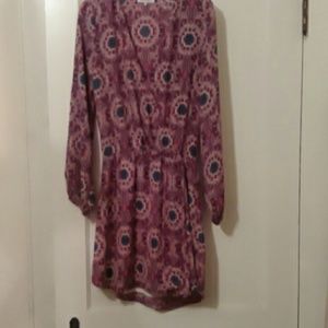 Tie dye wrap dress size S