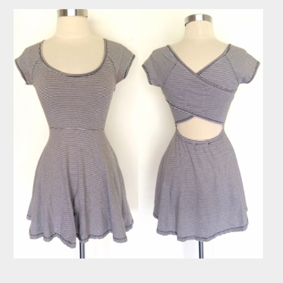Striped brandy dress