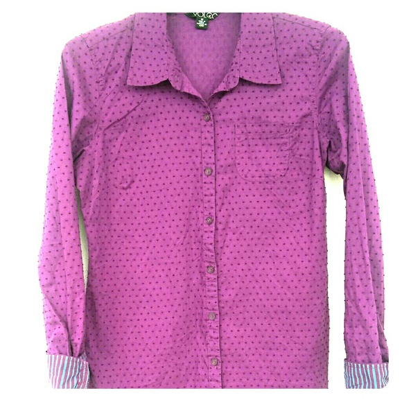 Purple Button-Up