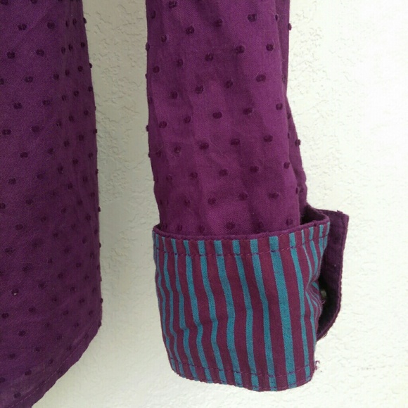 Purple Button-Up - Picture 2 of 3