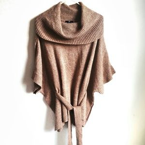 H&M Poncho Cowl Neck Sweater
