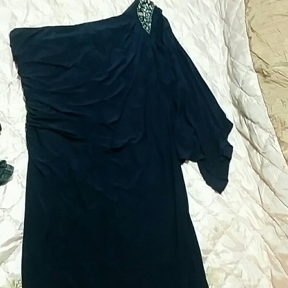 Short prom or any occasion  Dress Navy Blue