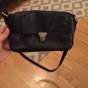 Black Mini Armani Exchange cross body Purse