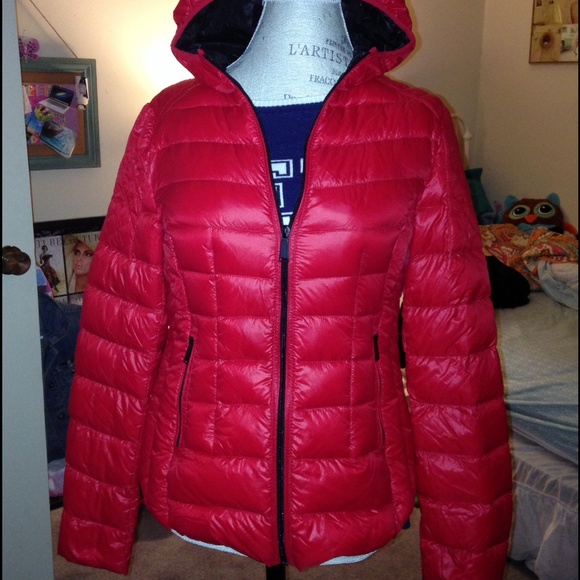 bcbgeneration ultra lightweight packable down jacket