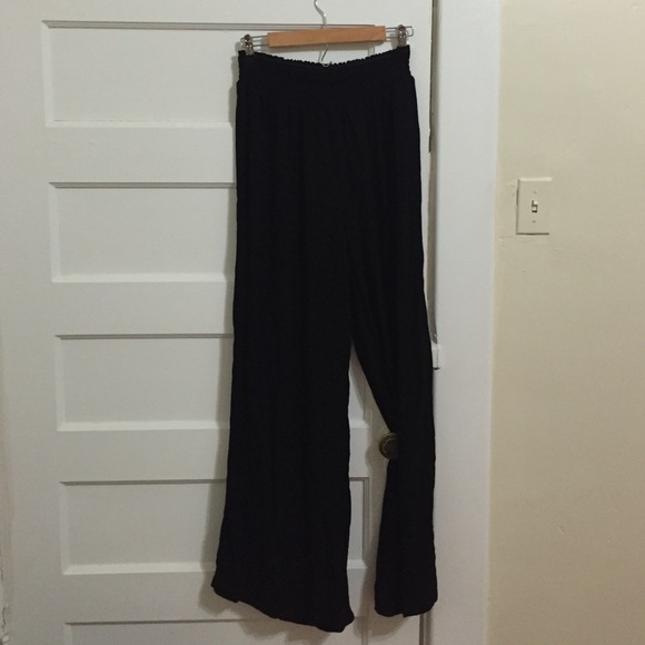 Black flowy pants