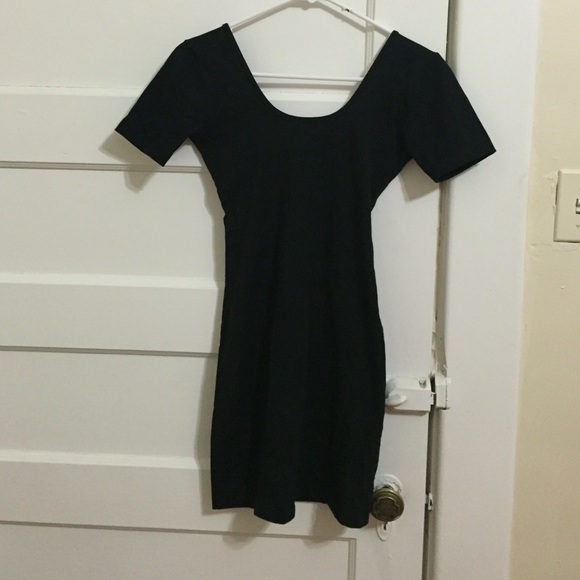 Black, body con dress from American Apparel