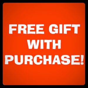 Offering a free gift with purchase!!!