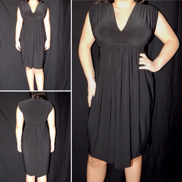 Norma Kamali Dresses & Skirts - LADIES' SLEEVELESS V-NECK DRESS