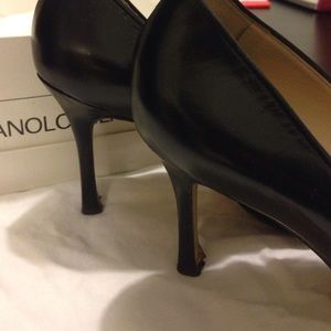 Manolo Blahnik Leather Pumps
