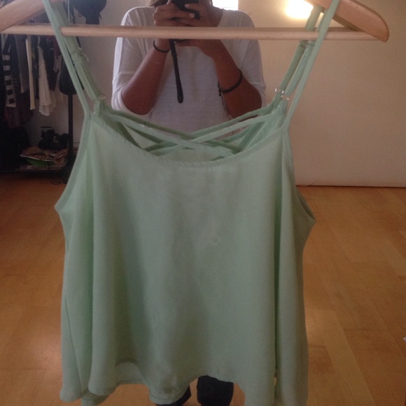 Mint Green Chiffon - Picture 1 of 3