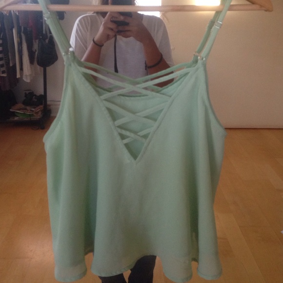 Mint Green Chiffon - Picture 2 of 3