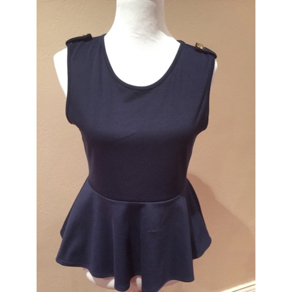 F21 • Navy Blue Top - Picture 1 of 3