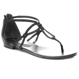 Ivanka Trump black "Bailee" sandals