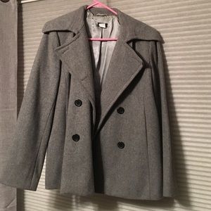 J. Crew Grey Pea Coat