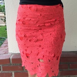 Flower Tight Skirt