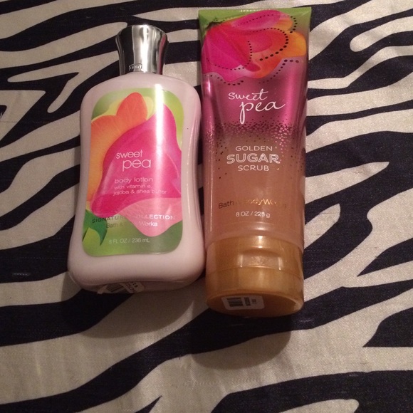 Sweet pea bath set