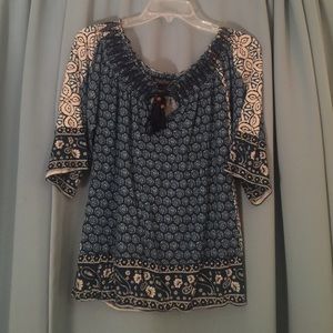 Lucky Brand boho style top!