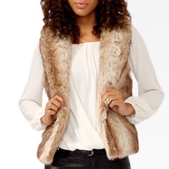 Forever 21 Faux Fur Vest