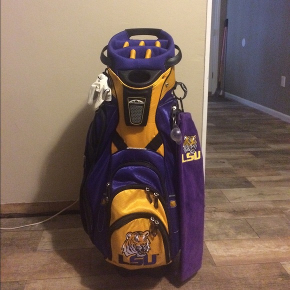 Lsu golf club bag with cooler