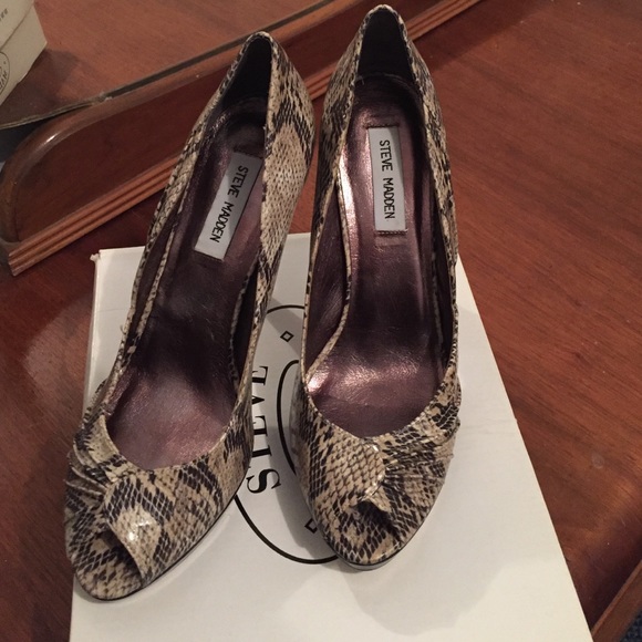 Steve Madden Richh Nat Snake Paris.