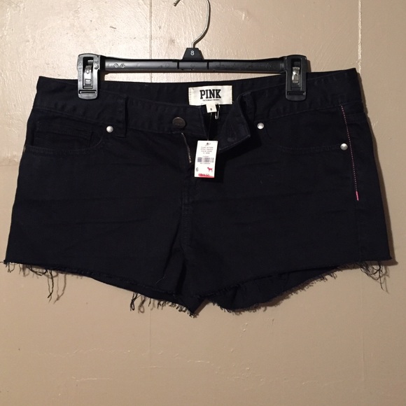 PINK black Jean shorts