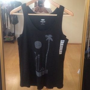 "This Is Paradise" Black Tank