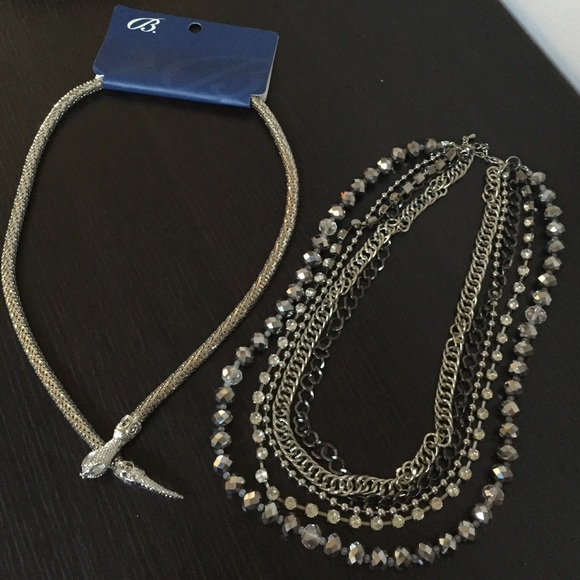 ✨Bundle ✨Silver Statement Necklaces