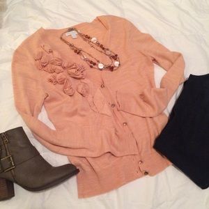 Peach Cardigan