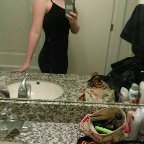 Beautiful sparkly dress.