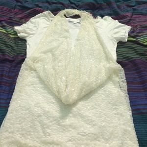 White embellished T-shirt