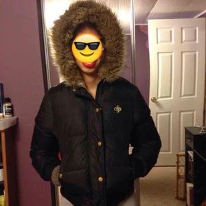 Large down South Pole winter jacket