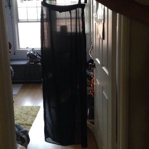 ASOS chiffon black skirt