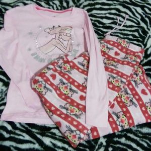 Pink panther p.j. set