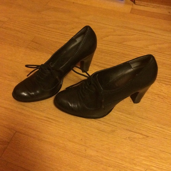 Black M.P.S. Heels