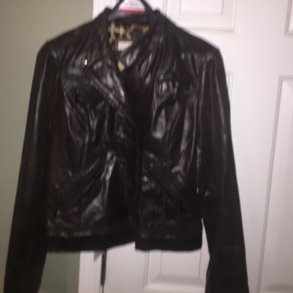 Laundry Brown leather jacket