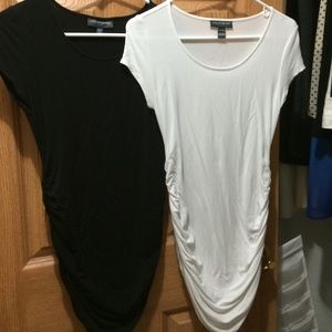Black & White maternity tee