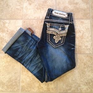 TRADING Rock revival jeans Kai capris size 25