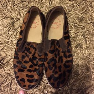 Gap leopard sneakers size 8 gently used