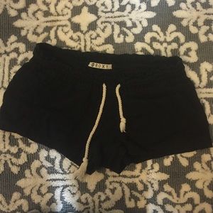 Black roxy shorts