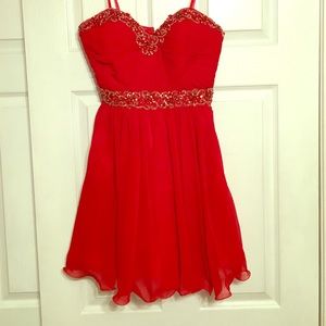Red Short Formal Dress