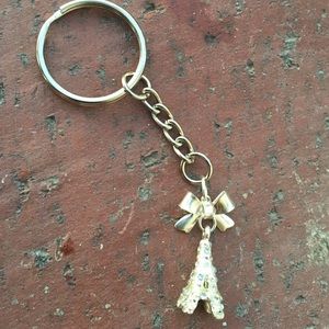 Handmade Keychain Paris Eiffel Tower