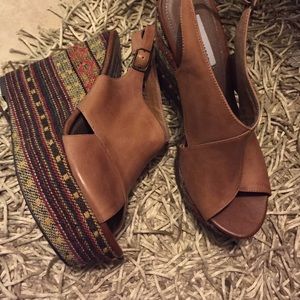 Steve Madden wedges size 8 worn once