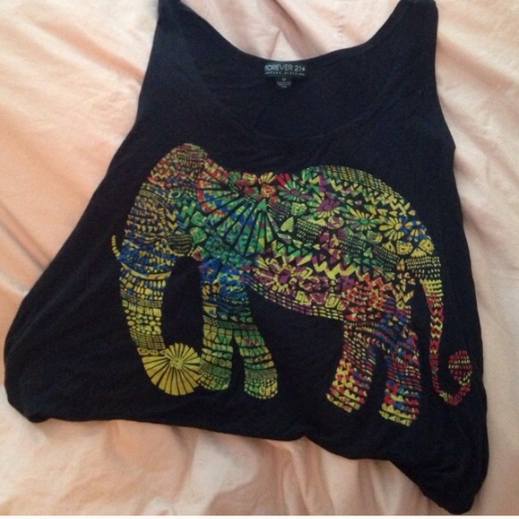 Black tank blouse