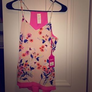 Reversible Floral Tank Top