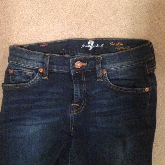 7 of all Mankind Skinny Jeans - Picture 1 of 3