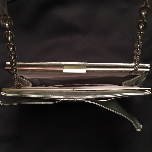 Silver clutch/shoulder bag - Picture 4 of 4