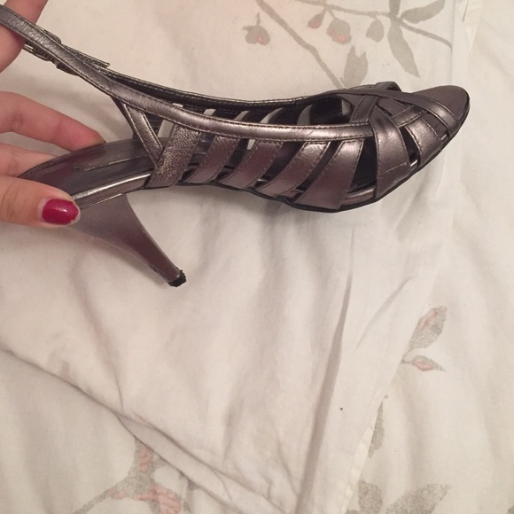 Silver heels
