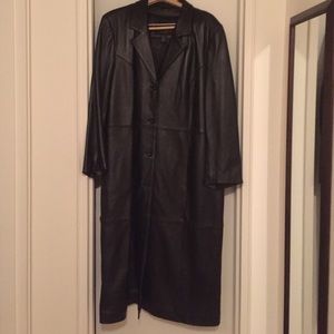 centigrade leather coat