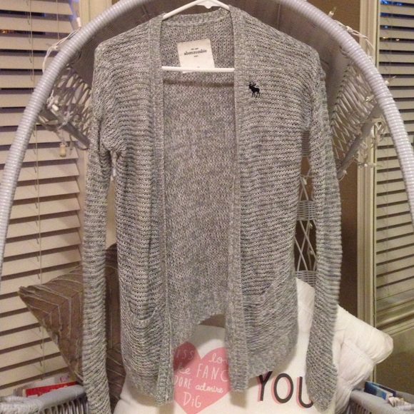 Grey Abercrombie sweater